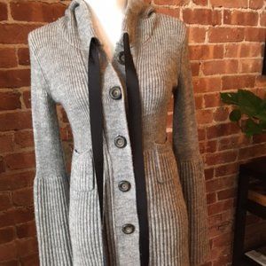 Vera Wang Rib Sweater Dress